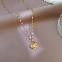 Elegant Shell Pearl Necklace-State of Style