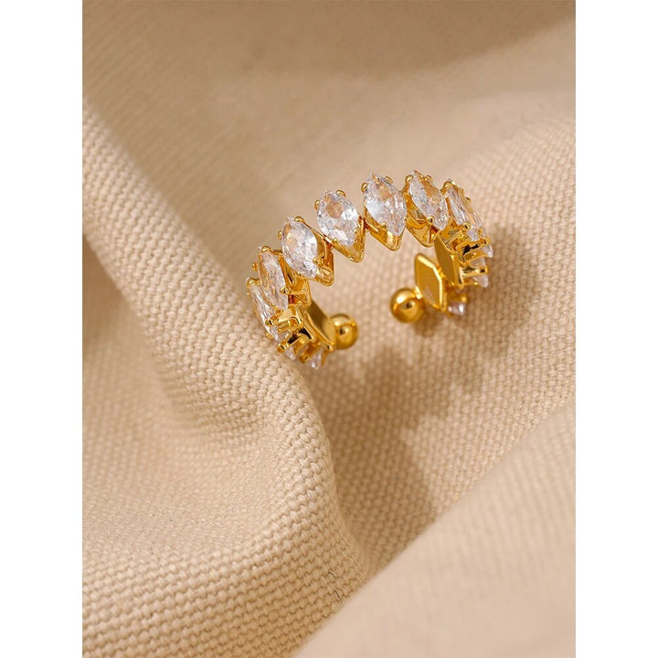 Elegant Shimmer Luxury Ring | Women’s Jewellery-State of Style