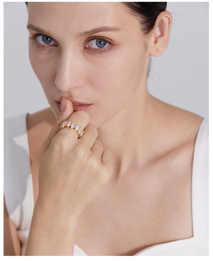 Elegant Shimmer Luxury Ring | Women’s Jewellery-State of Style