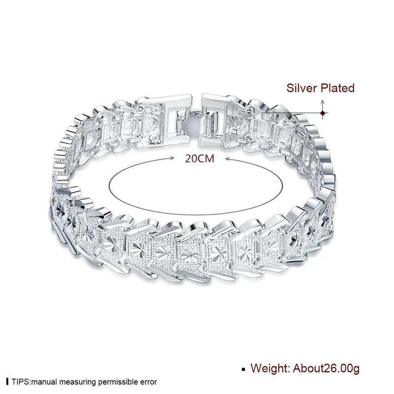 Elegant Shiny Bracelet with Rhinestones-State of Style