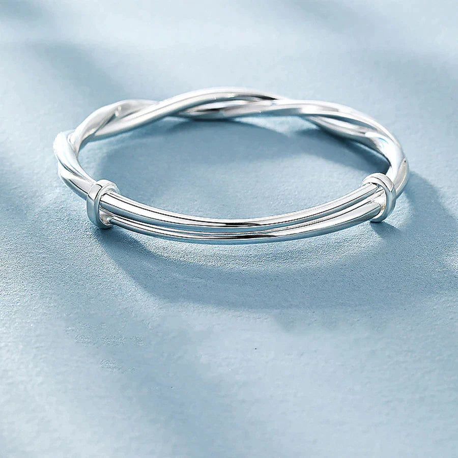 Elegant Silver Bracelet | Intricate Design-State of Style