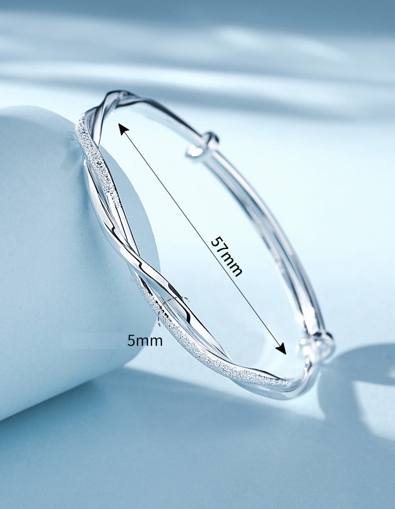 Elegant Silver Bracelet | Intricate Design-State of Style
