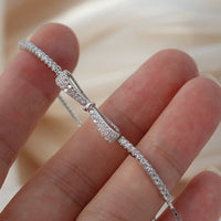 Elegant Silver Tennis Bracelet with Zirconia-State of Style