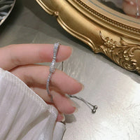 Elegant Silver Tennis Bracelet with Zirconia-State of Style