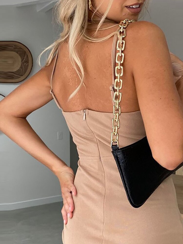 Elegant Sleeveless Maxi Dress | Perfect for Summer Events-Khaki-S-State of Style