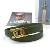 Elegant, Smooth Buckle Belt-Black-State of Style