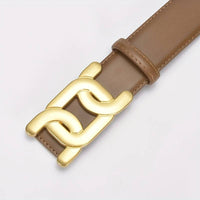 Elegant, Smooth Buckle Belt-Black-State of Style