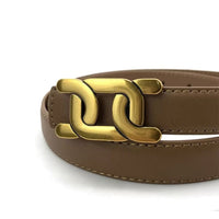 Elegant, Smooth Buckle Belt-Black-State of Style