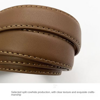 Elegant, Smooth Buckle Belt-Black-State of Style