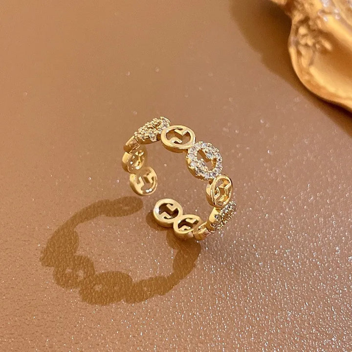 Elegant Statement Ring | Modern Design | Temperament Vogue Jewellery-State of Style