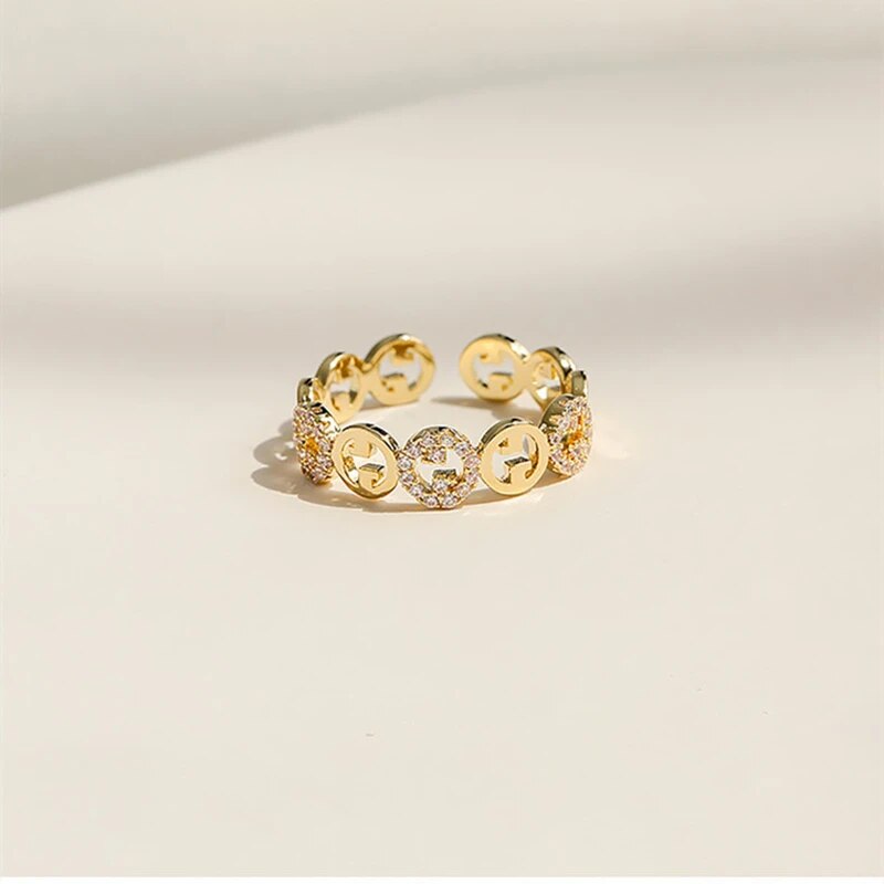 Elegant Statement Ring | Modern Design | Temperament Vogue Jewellery-State of Style
