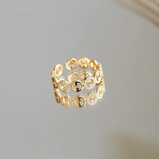 Elegant Statement Ring | Modern Design | Temperament Vogue Jewellery-State of Style