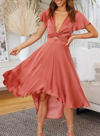 Elegant summer dress – Amira-Pink-S-State of Style