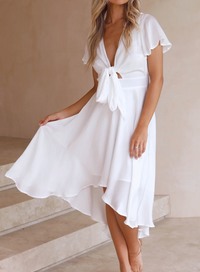 Elegant summer dress – Amira-White-S-State of Style
