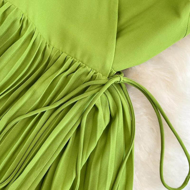Elegant Summer Dress for Women-Green-S-State of Style