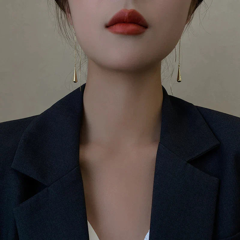 Elegant Waterdrop Earrings | Simple and Stylish Jewellery-State of Style