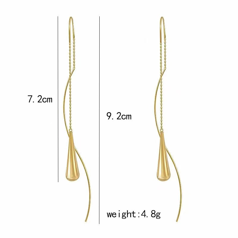 Elegant Waterdrop Earrings | Simple and Stylish Jewellery-State of Style