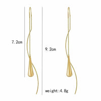 Elegant Waterdrop Earrings | Simple and Stylish Jewellery-State of Style