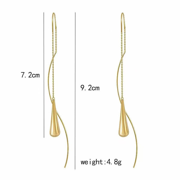 Elegant Waterdrop Earrings | Simple and Stylish Jewellery-State of Style