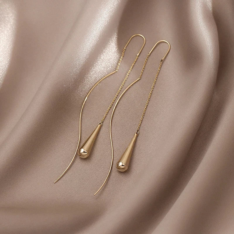 Elegant Waterdrop Earrings | Simple and Stylish Jewellery-State of Style