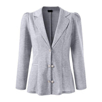 Elegant Women's Blazer Jacket | Stylish and Comfortable-Black-S-State of Style