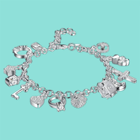 Elegant Women's Charm Bracelet | Lucky Jewellery-State of Style