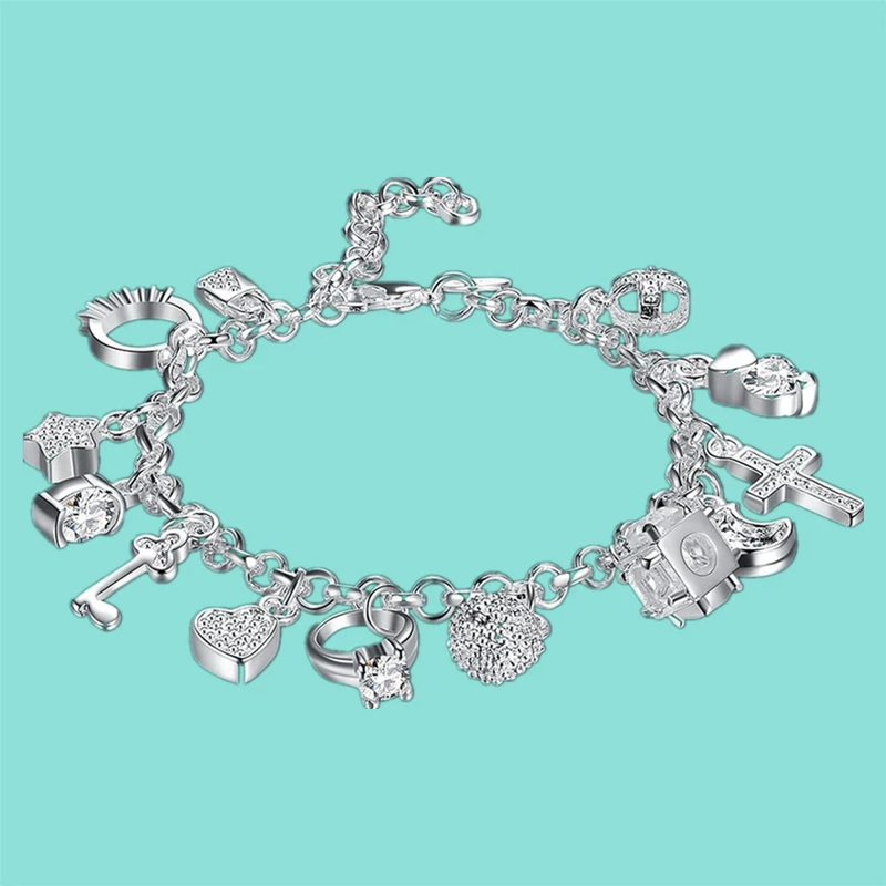 Elegant Women's Charm Bracelet | Lucky Jewellery-State of Style