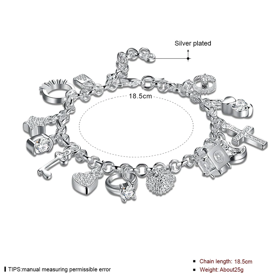 Elegant Women's Charm Bracelet | Lucky Jewellery-State of Style