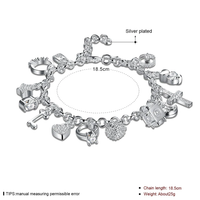 Elegant Women's Charm Bracelet | Lucky Jewellery-State of Style