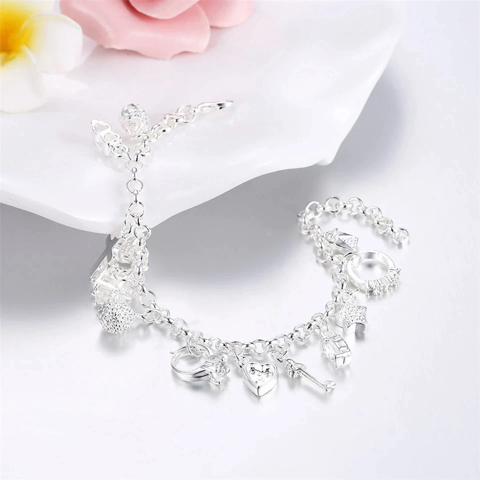 Elegant Women's Charm Bracelet | Lucky Jewellery-State of Style