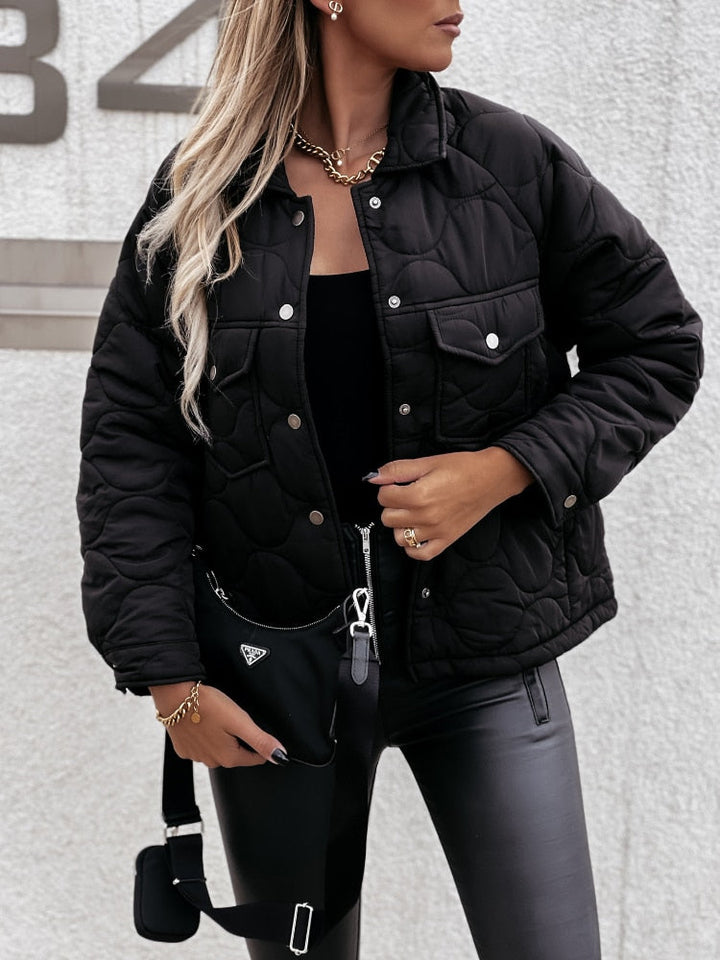 Elegant Women's Coat | Stylish and Warm-Black-S-State of Style