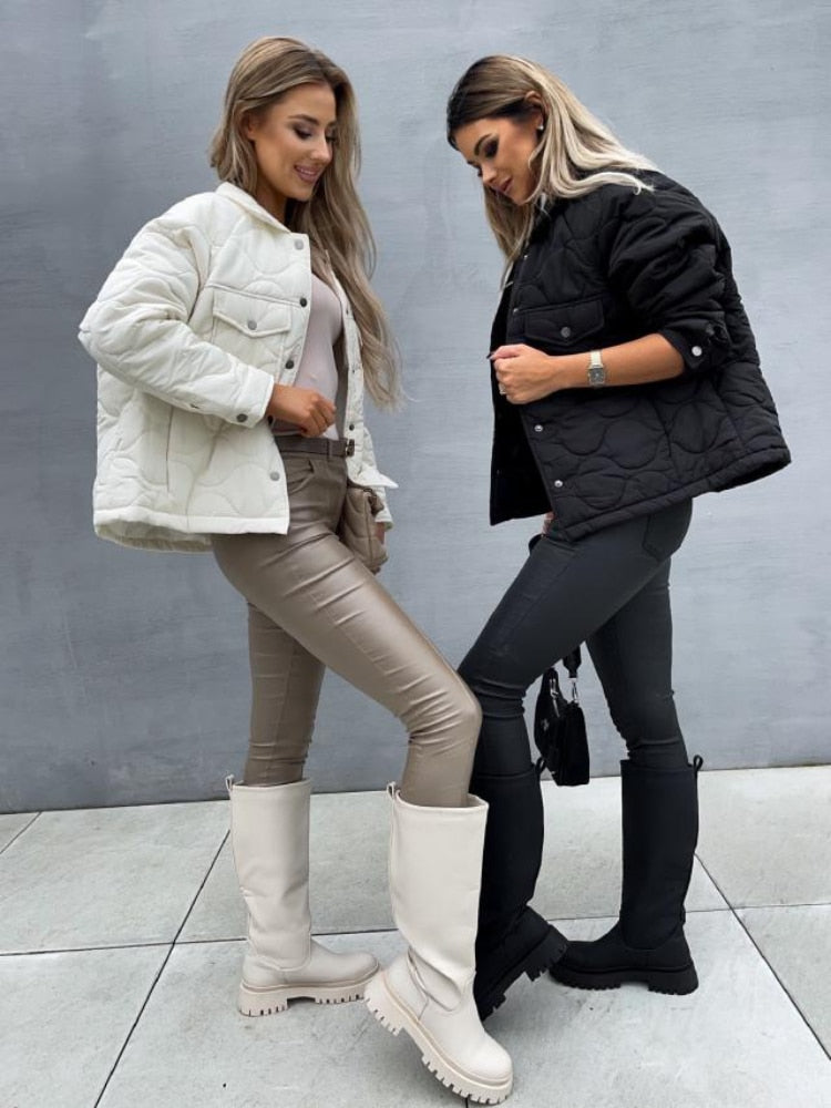 Elegant Women's Coat | Stylish and Warm-Black-S-State of Style