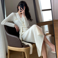 Elegant Women's Dress | Milly's Dress-White-S-State of Style