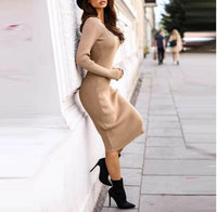 Elegant Women's Dress-White-S-State of Style
