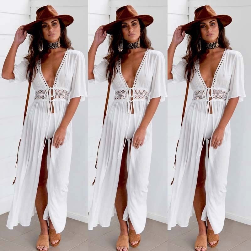 Elegant Women's Evening Dress | Megan'sDress-White-S-State of Style