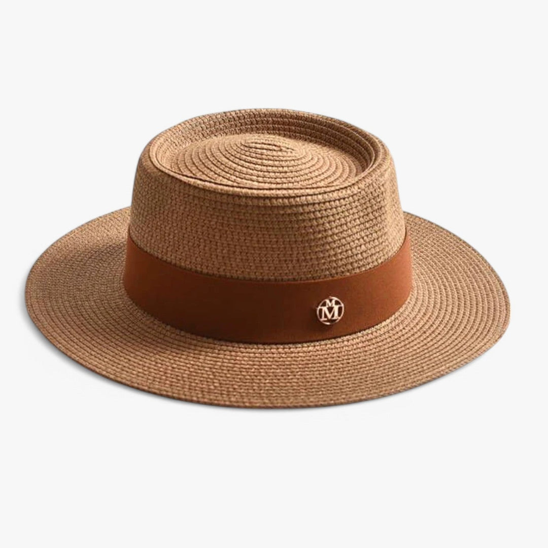 Elegant women's straw hat – Soleil-Khaki-State of Style