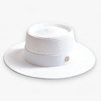 Elegant women's straw hat – Soleil-White-State of Style