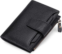 Compact Multi-Functional Leather Wallet – RFID Blocking