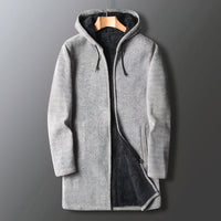 Warm Men's Fleece Jacket with Hood – Marcus