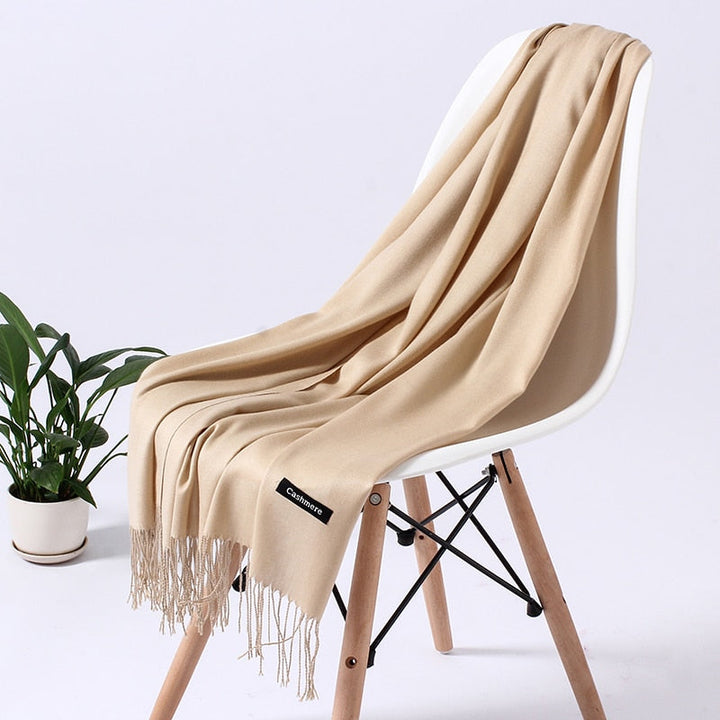 ElegantScarf | Women's Scarf-Light Brown-70-200CM-State of Style