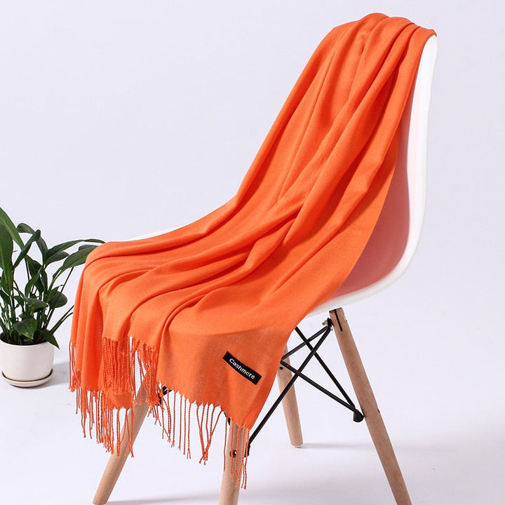 ElegantScarf | Women's Scarf-Orange-70-200CM-State of Style