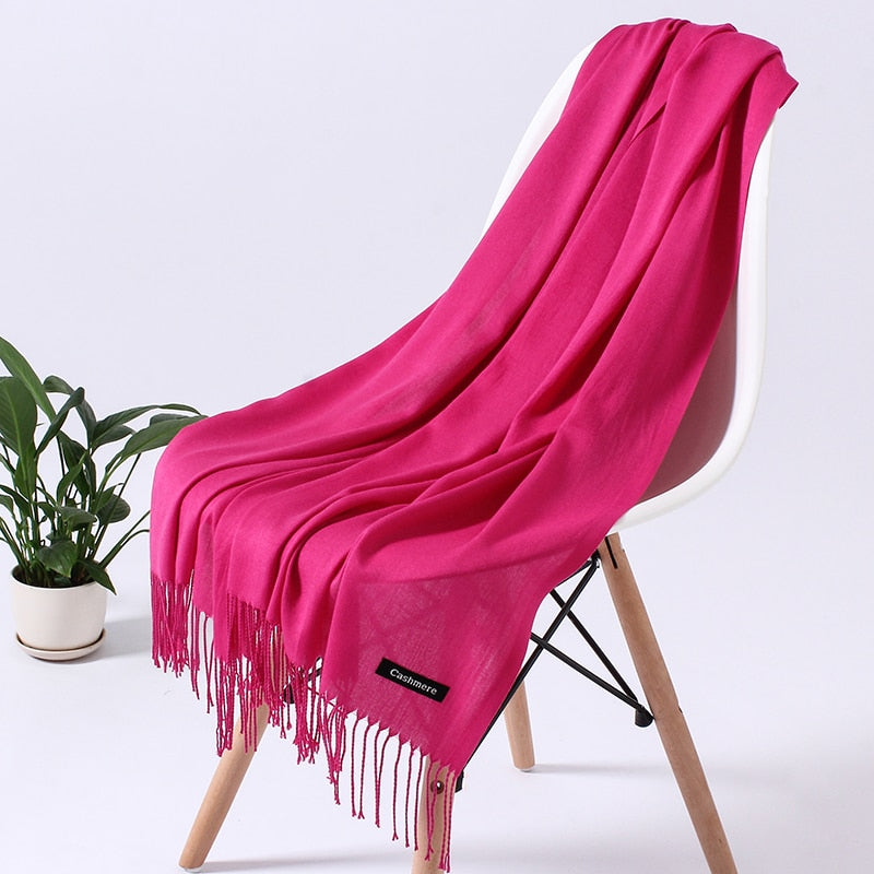 ElegantScarf | Women's Scarf-Pink 5-70-200CM-State of Style