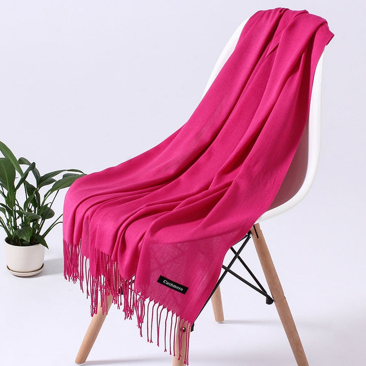 ElegantScarf | Women's Scarf-Pink 5-70-200CM-State of Style