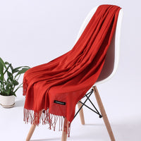 ElegantScarf | Women's Scarf-Red-70-200CM-State of Style
