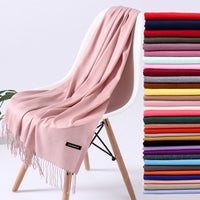 ElegantScarf | Women's Scarf-White-70-200CM-State of Style