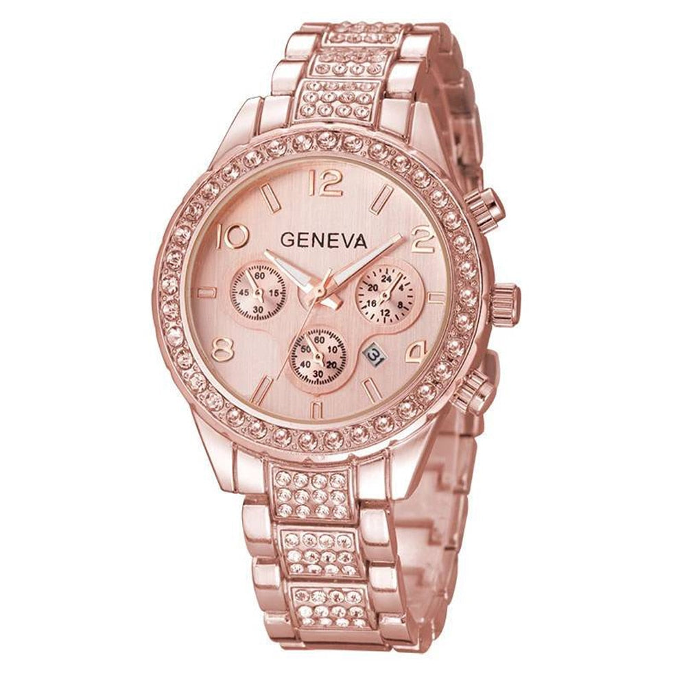 ElegantWatch | Women's Stylish Timepiece-Pink-State of Style