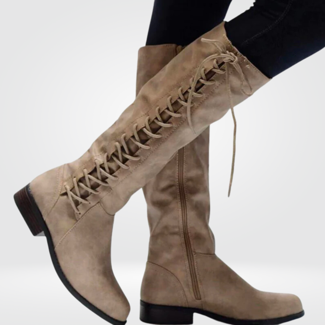 Hadid Hohe Damenstiefel Beige