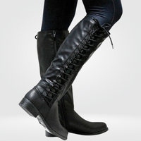 Elena Comfortable High Boots-Black-4-State of Style