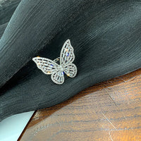 Elena Crystal Butterfly Ring-Silver-State of Style