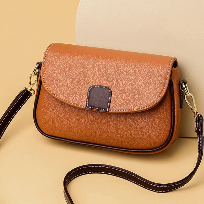 Elena Traditional Bag – Chic Small Crossbody & Shoulder Bag-Brown-State of Style